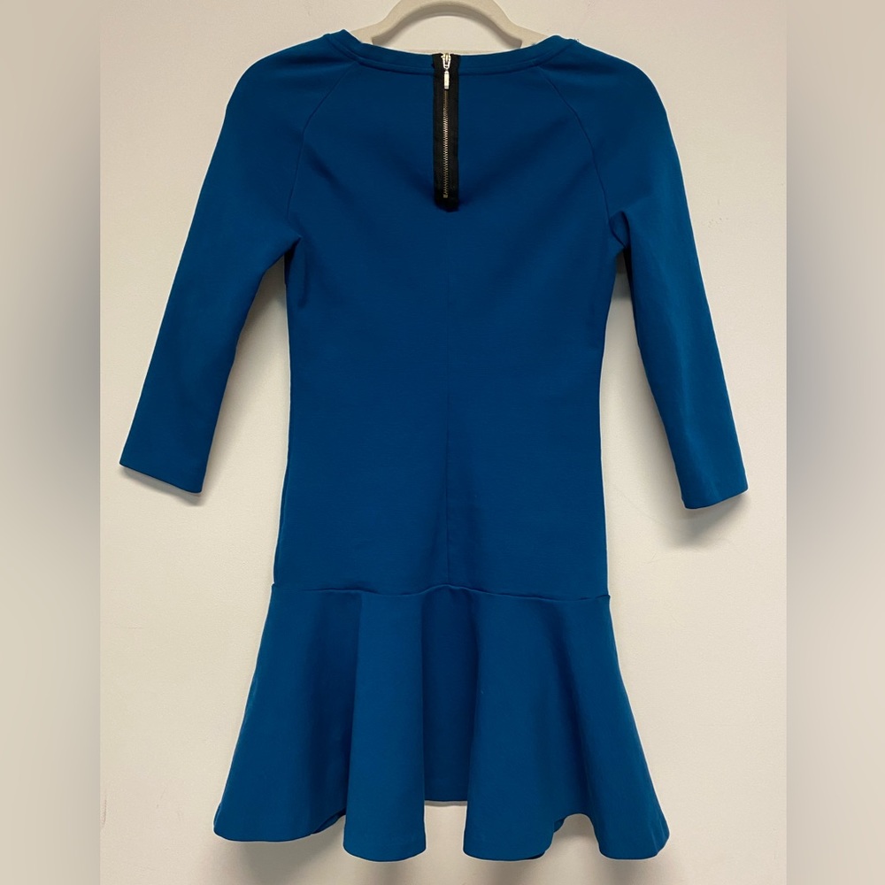 Zara Blue Flared Dress - Picture 8 of 8